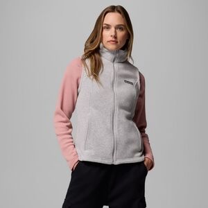 Columbia Benton Heather Grey Fleece Vest